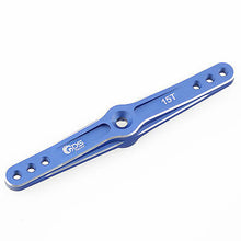 Load image into Gallery viewer, GDS Racing 15T Alloy Servo Arm Blue for HPI Baja 5B 5T Losi 5T DBXL Rcmk XCR