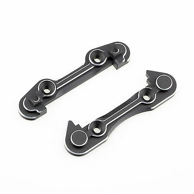 GDS RACING Alloy Front Hing Pin Brace Set Black For Team Losi 5ive
