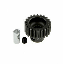Load image into Gallery viewer, GDS Racing M0.8 22T Steel Pinion Gear for RC Car 1/8&quot;(3.175mm) and 5mm Shaft