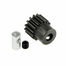 Load image into Gallery viewer, GDS Racing M0.8 15T Steel Pinion Gear for RC Car 1/8&quot;(3.175mm) and 5mm Shaft