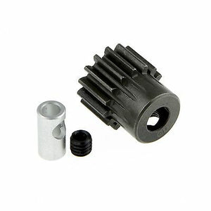 GDS Racing M0.8 15T Steel Pinion Gear for RC Car 1/8"(3.175mm) and 5mm Shaft