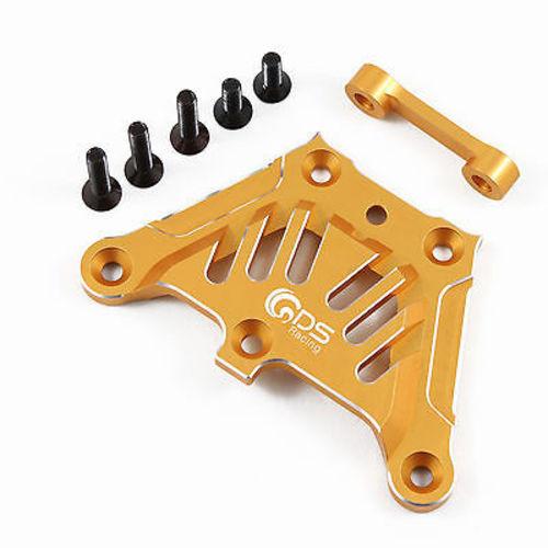 GDS Racing Billet Machined Alloy Front Top Chassis Brace Golden For Losi 5ive-T