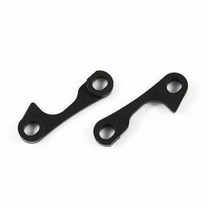 GDS RACING Alloy Front Gear Box Angle Plate Black For Team Losi 5ive T 2pc/set