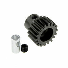 Load image into Gallery viewer, GDS Racing M0.8 18T Steel Pinion Gear for RC Car 1/8&quot;(3.175mm) and 5mm Shaft