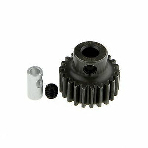 GDS Racing M0.8 22T Steel Pinion Gear for RC Car 1/8"(3.175mm) and 5mm Shaft