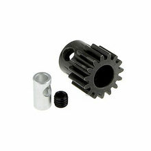 Load image into Gallery viewer, GDS Racing M0.8 15T Steel Pinion Gear for RC Car 1/8&quot;(3.175mm) and 5mm Shaft