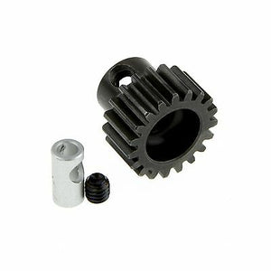 GDS Racing M0.8 19T Steel Pinion Gear for RC Car 1/8"(3.175mm) and 5mm Shaft