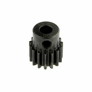 GDS Racing M0.8 15T Steel Pinion Gear for RC Car 1/8"(3.175mm) and 5mm Shaft