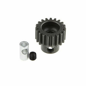 GDS Racing 19T 32P Steel Pinion Gear for RC Car 1/8"(3.175mm) and 5mm Shaft, RC model