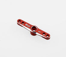 Load image into Gallery viewer, GDS Racing Universal Alloy Servo Horn Servo Arm 24T Hitec Red