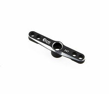 Load image into Gallery viewer, GDS Racing Universal Alloy Servo Horn Servo Arm 24T Hitec Black