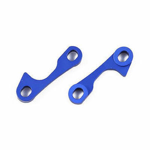 GDS RACING Alloy Front Gear Box Angle Plate Blue For Team Losi 5ive-T, 2pc/set