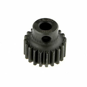 GDS Racing M0.8 20T Steel Pinion Gear for RC Car 1/8"(3.175mm) and 5mm Shaft