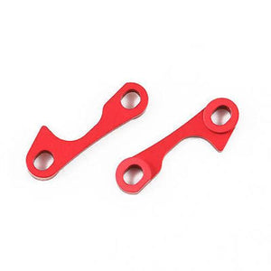 GDS RACING Alloy Front Gear Box Angle Plates Red For Team Losi give T, 2pc/Set