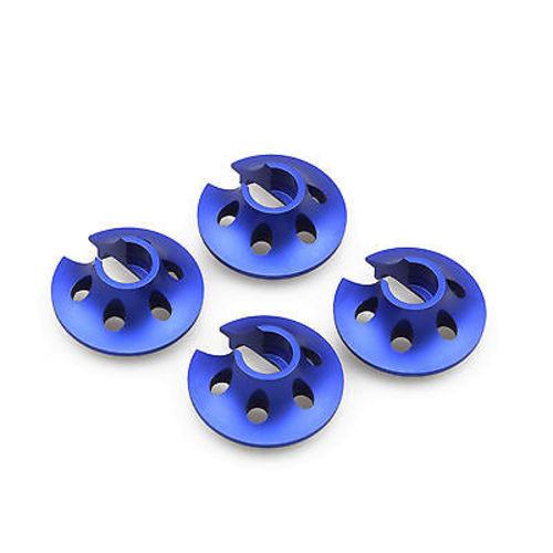 4PC GDS RACING CNC Machined Alloy Shock Mounts/Brackets Blue For Losi 5ive T
