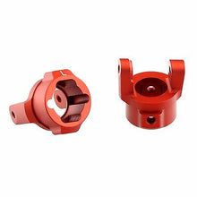 Load image into Gallery viewer, GDS Racing 8-Degree Alloy C Hub Carrier Red for Axial SCX10 RC Crawler