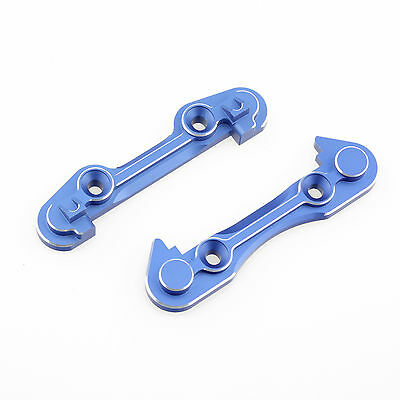 GDS RACING Alloy Front Hing Pin Brace Set Blue For Team Losi 5ive