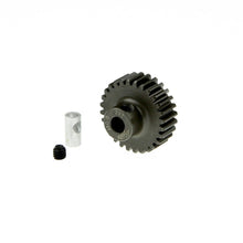 Load image into Gallery viewer, GDS Racing M0.8 28T Pinion Gear Steel for RC Car 1/8&quot; 3.175mm and 5mm Shaft