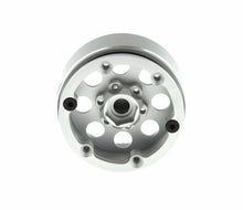 Load image into Gallery viewer, GDS Racing Four 1.9&quot; Silver Alloy Beadlock Wheel Rim Wide 1&quot; for RC Model #093SL