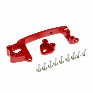 GDS RACING CNC Servo Mount for AXIAL SCX10 II 90047 Red