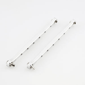GDS Racing Alloy Tie Rods Silver for Traxxas 1/5 Xmaxx Silver 2 pieces