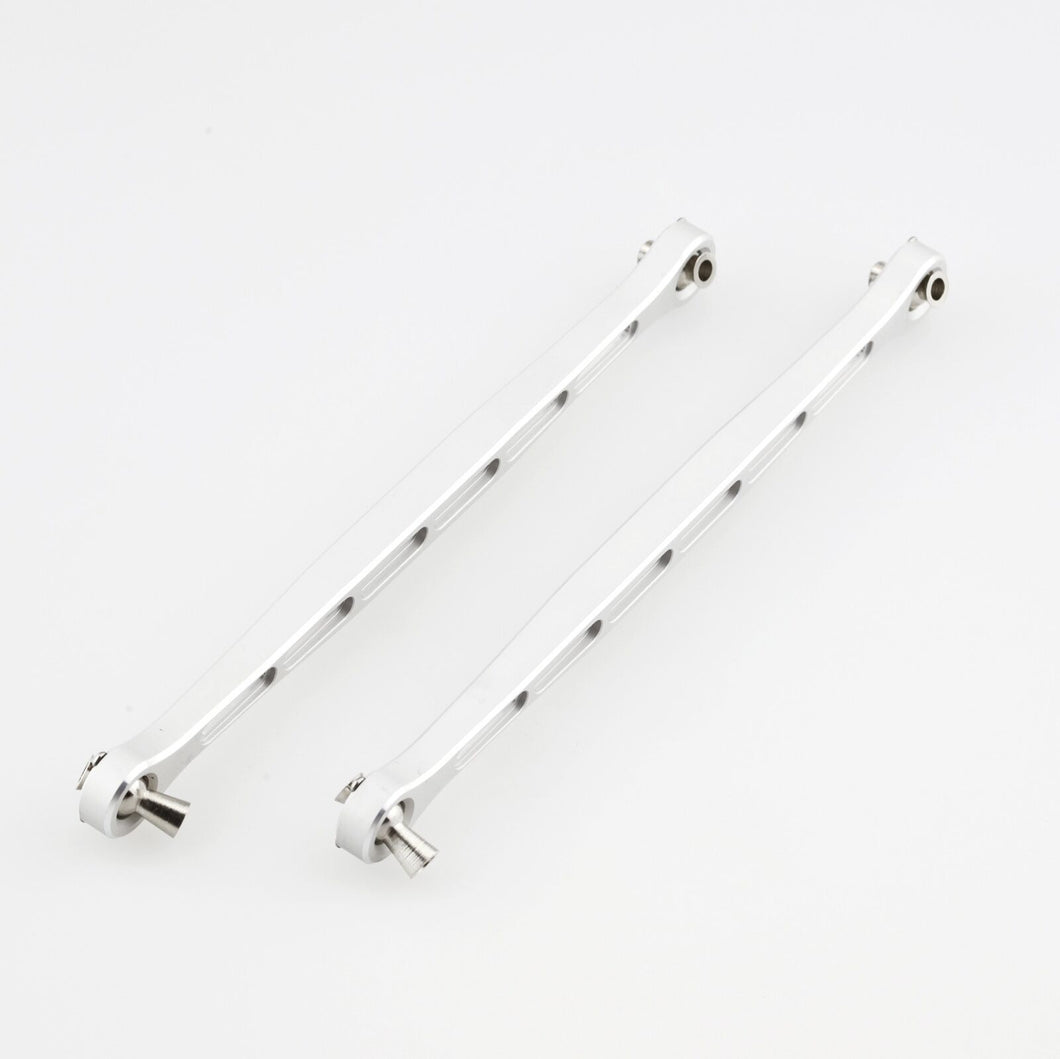 GDS Racing Alloy Tie Rods Silver for Traxxas 1/5 Xmaxx Silver 2 pieces