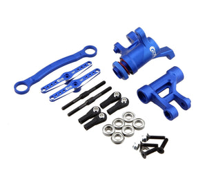 GDS Racing Alloy Steering Assembly Set Blue for Team LOSI DBXL 1/5 RC Buggy