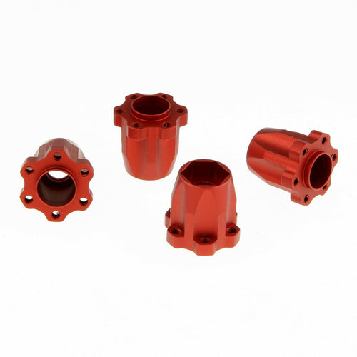 12mm Hex Hubs Extender Set 23mm Height Red for GDS Racing Wheels Rims ONLY