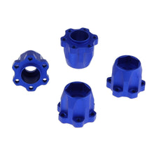 Load image into Gallery viewer, 12mm Hex Hubs Set, 20mm Height, Blue for GDS Racing 1.9&quot; and 2.2&quot; Alloy Wheels