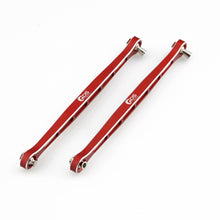Load image into Gallery viewer, GDS Racing Alloy Tie Rods Red for Traxxas 1/5 Xmaxx Silver 2 pieces
