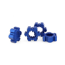 Load image into Gallery viewer, GDS Racing Alloy Wheel Hex Hubs 24mm Blue for Traxxas X-MAXX RC Monster Truck