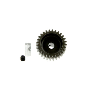 GDS Racing M0.8 28T Pinion Gear Steel for RC Car 1/8" 3.175mm and 5mm Shaft