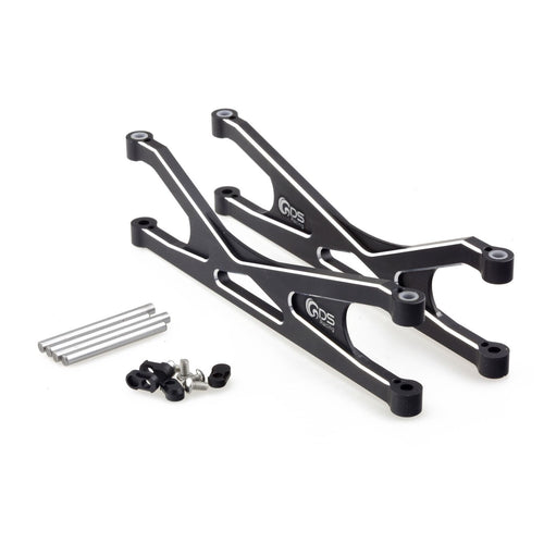 GDS Racing Alloy Front/Rear Upper Suspension Arm Black 2pc for Traxxas X-MAXX RC