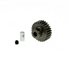 Load image into Gallery viewer, GDS Racing M0.8 27T Pinion Gear Steel for RC Car 1/8&quot; 3.175mm and 5mm Shaft