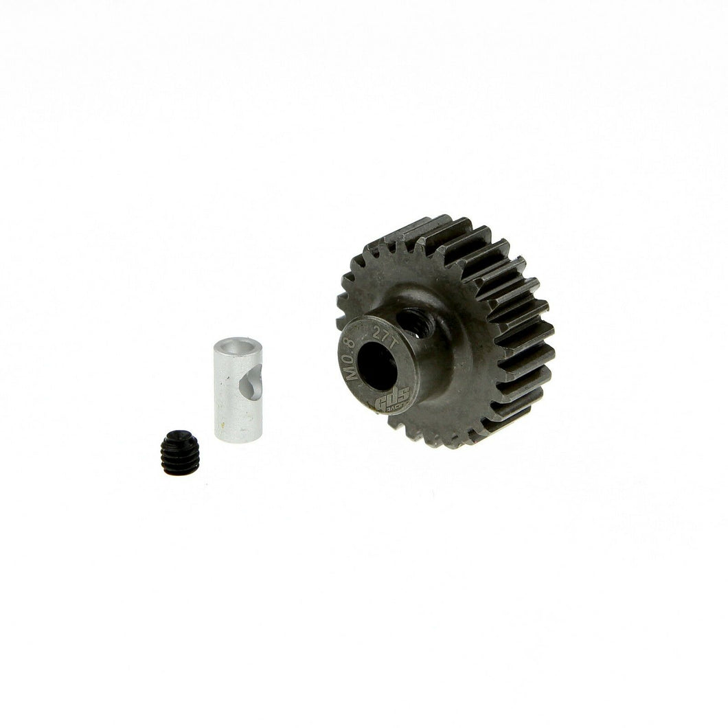 GDS Racing M0.8 27T Pinion Gear Steel for RC Car 1/8