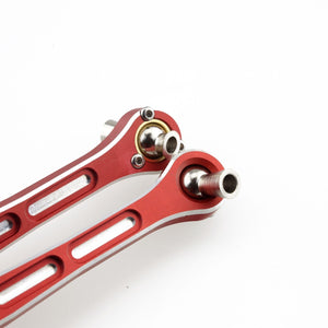 GDS Racing Alloy Tie Rods Red for Traxxas 1/5 Xmaxx Silver 2 pieces