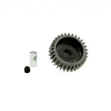 Load image into Gallery viewer, GDS Racing M0.8 30T Pinion Gear Steel for 1/8&quot; 3.175mm and 5mm Shaft