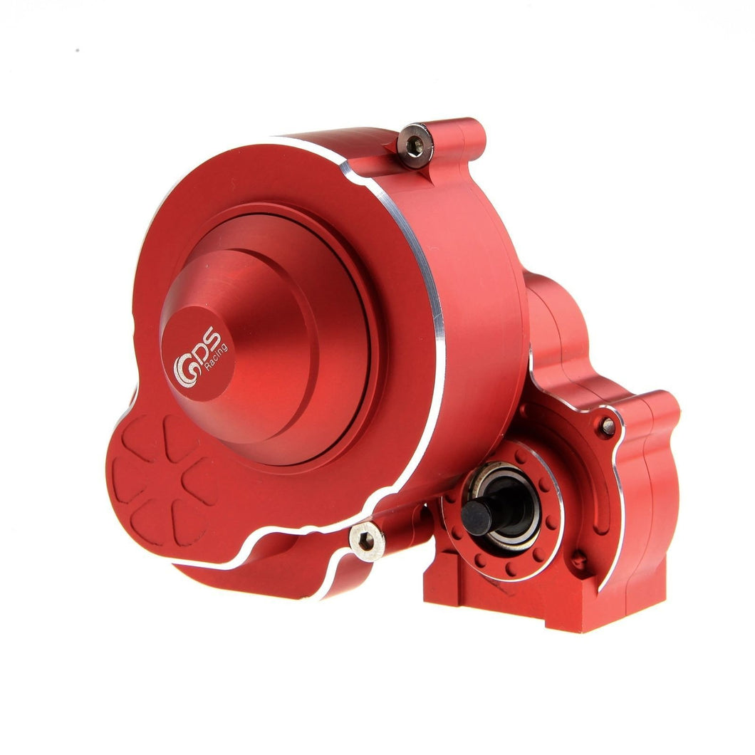 GDS Racing Alloy Gearbox w/ Gear Set Red for Axial SCX10 II Gen.2