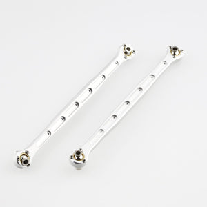GDS Racing Alloy Tie Rods Silver for Traxxas 1/5 Xmaxx Silver 2 pieces