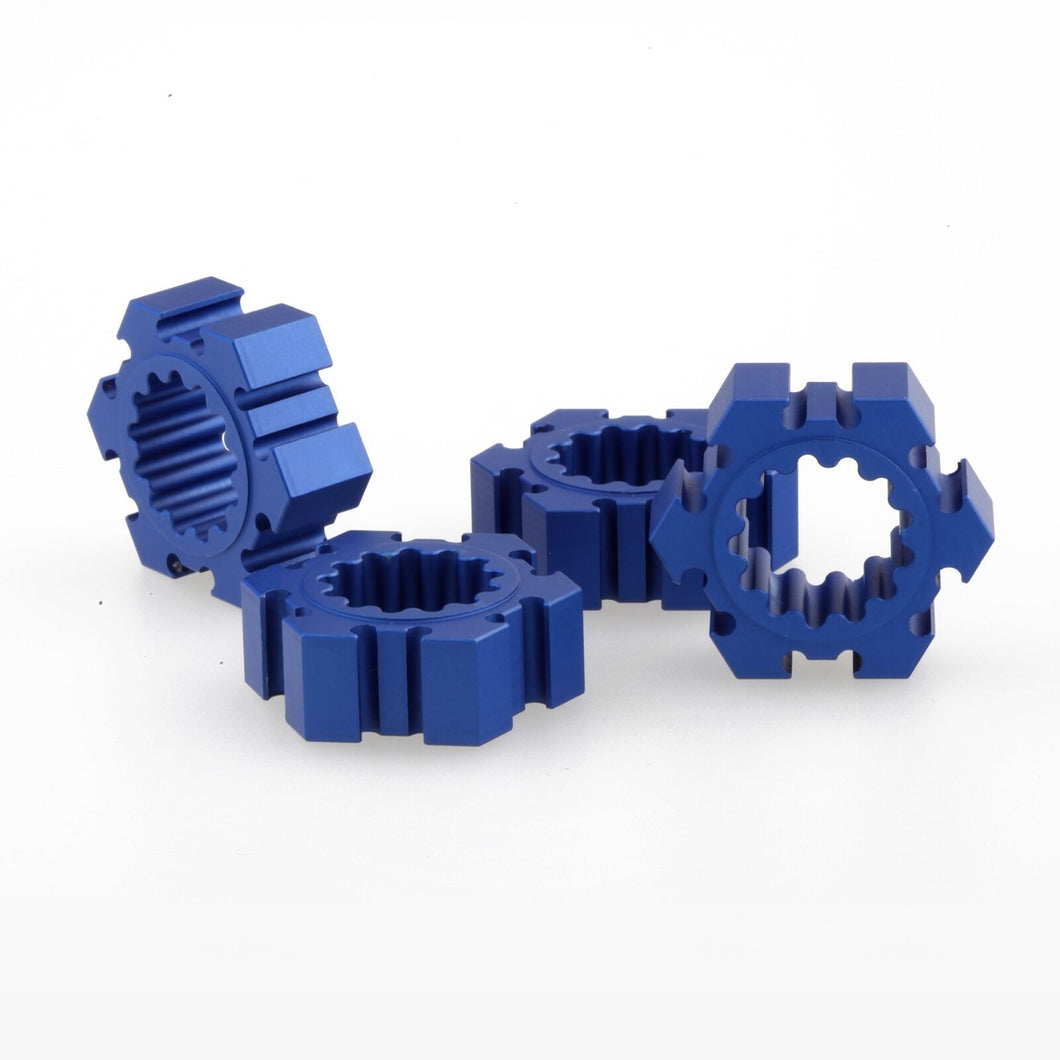 GDS Racing Alloy Wheel Hex Hubs 24mm Blue for Traxxas X-MAXX RC Monster Truck
