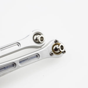 GDS Racing Alloy Tie Rods Silver for Traxxas 1/5 Xmaxx Silver 2 pieces