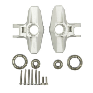 GDS Racing Aluminum Steering Blocks Knuckle Silver for 1/7 Traxxas UDR (Pair)