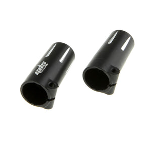 GDS Racing Alloy Rear Hubs/Axle Lock-Outs Black for Axial SCX10 II