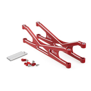 GDS Racing Alloy Front/Rear Upper Suspension Arms Red 2pc for Traxxas X-MAXX RC