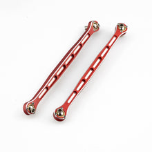 Load image into Gallery viewer, GDS Racing Alloy Tie Rods Red for Traxxas 1/5 Xmaxx Silver 2 pieces