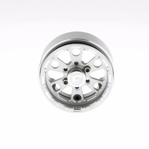 GDS Racing Four 1.9" Silver Alloy Beadlock Wheel Rim Wide 1" for RC Model #094SL