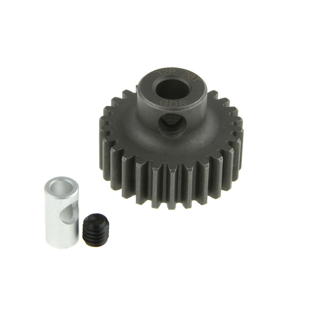 GDS Racing 26T 32P Steel Pinion Gear for 1/8