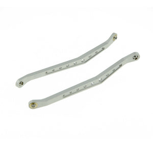 GDS Racing Aluminum Front Upper Linkage ROD for RC Axial Racing RR10 Silver