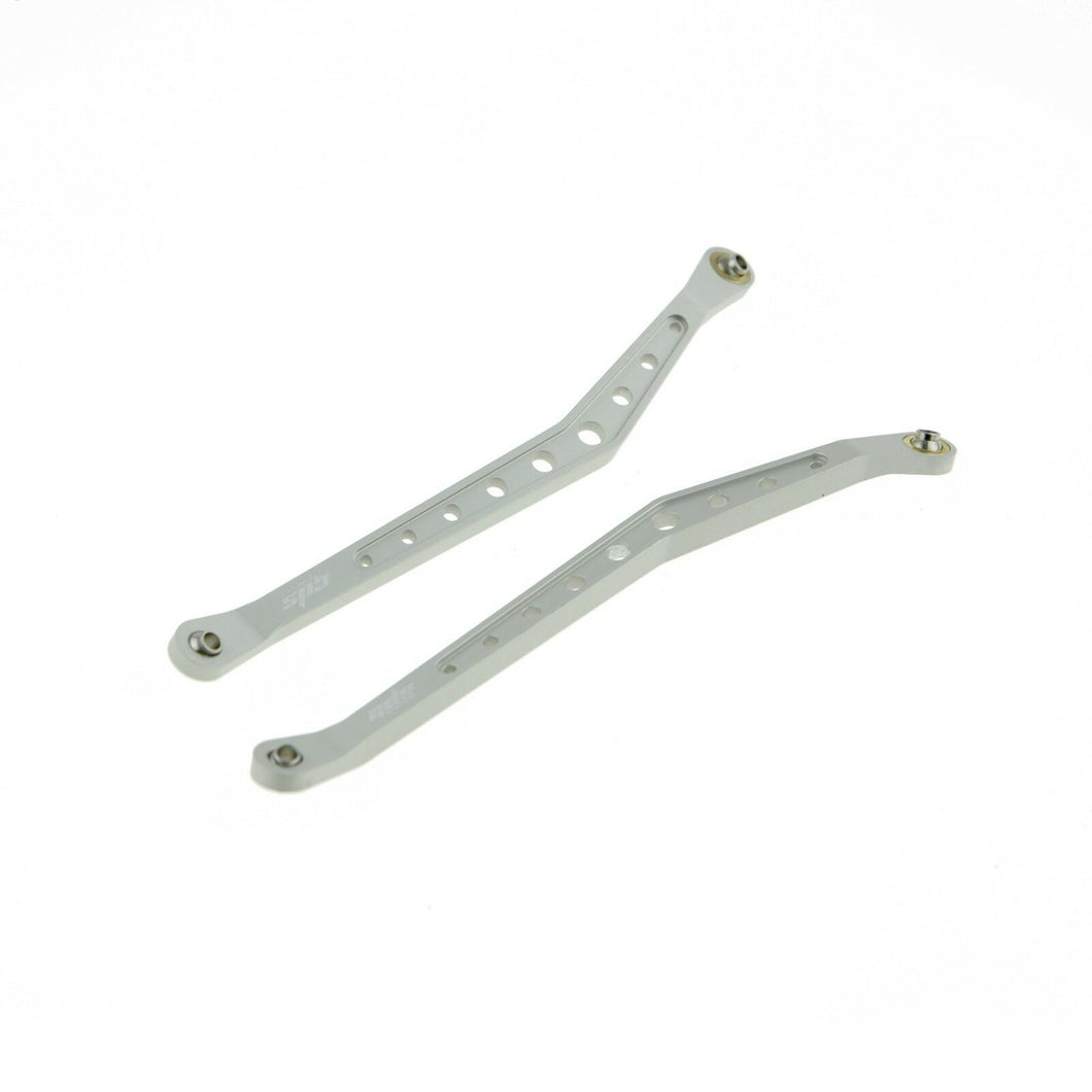 GDS Racing Aluminum Front Upper Linkage ROD for RC Axial Racing RR10 Silver