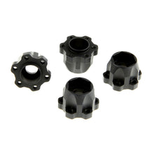 Load image into Gallery viewer, 12mm Hex Hubs Set, 17mm Height, Black for GDS Racing 1.9&quot; and 2.2&quot; Alloy Wheels